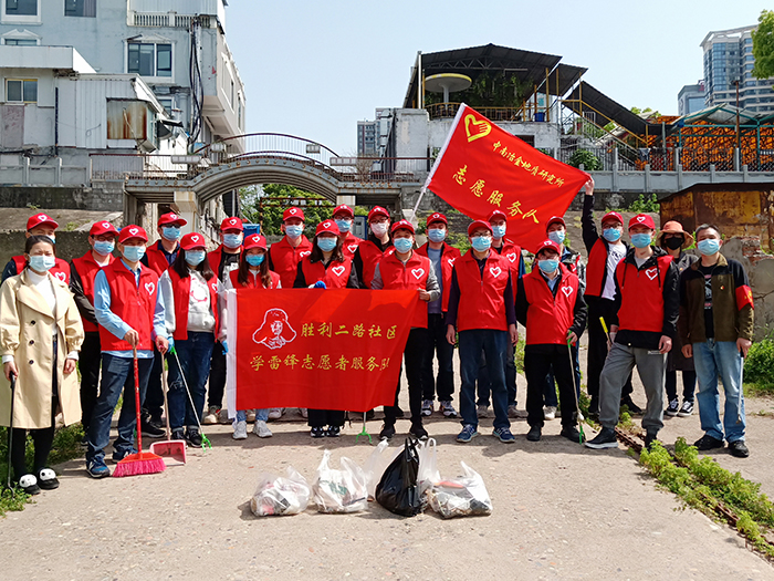 所團(tuán)總支組織開展愛國衛(wèi)生志愿服務(wù)活動